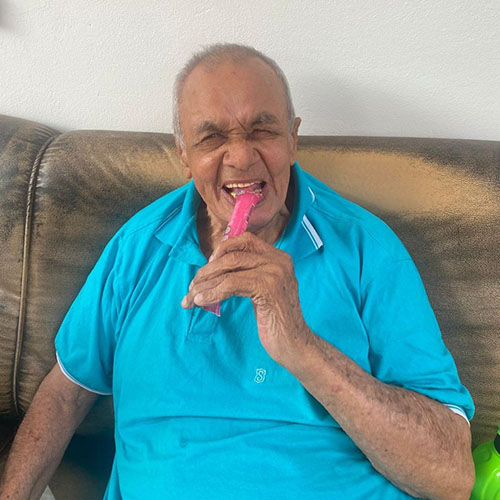 Delicioso geladinho para refrescar o calor